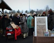 Pagėgių Vydūno bibliotekos teatralizuota šviečiamoji-kultūrinė programa tradiciniame kalėdiniame žąsų turguje Mažojoje Lietuvoje